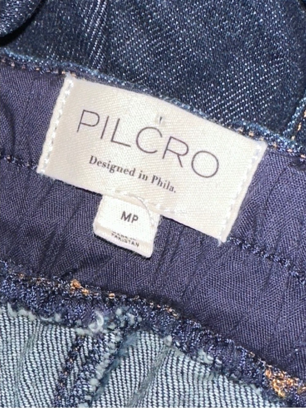 Pilcro Izzie Relaxed Pull On Barrel Jeans Medium Petite - Picture 5 of 6